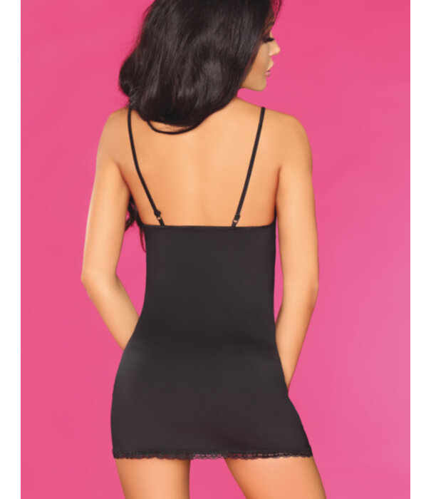 * LIVCO CORSETTI Sensuele zwarte/rode babydoll set Martha  van Livco Corsetti