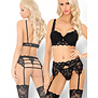 Verleidelijke zwarte lingerie set, Anica van Livco Corsetti