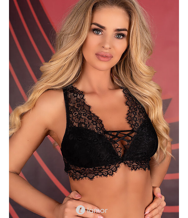 * LIVCO CORSETTI Verleidelijke zwarte beha top Danaramis  van livco Corsetti