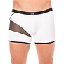 Heren boxer met een mesh deel en elastische witte stof van het merk Look Me