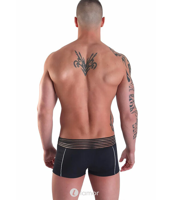 * LOOK ME  Heren boxer met witte bies  van  het merk Look Me