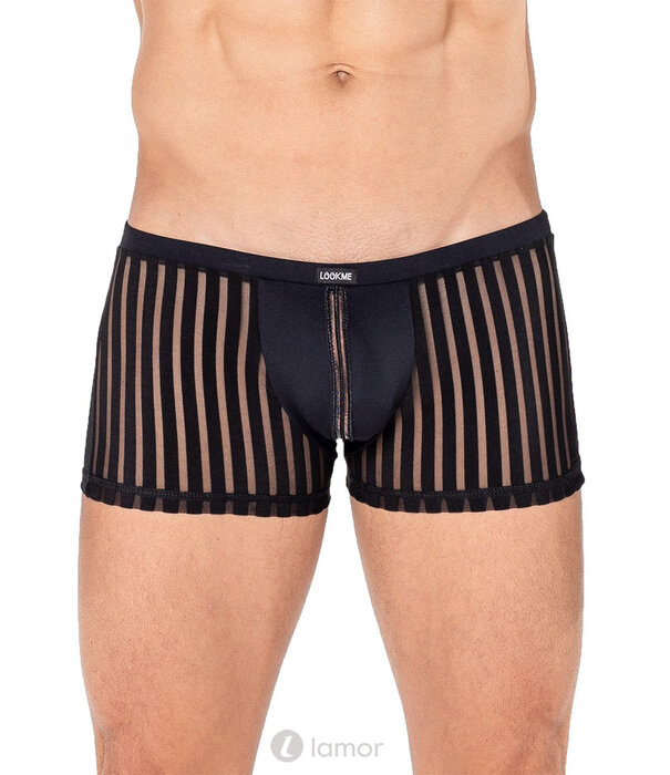* LOOK ME Boxershort gemaakt van een mix van ondoorzichtige stof en fijn mesh-materiaal van het merk Look Me