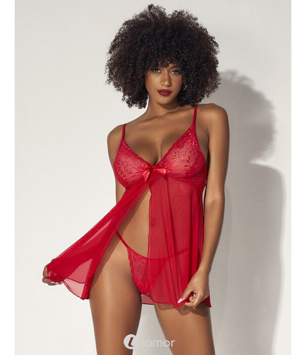 * Mapale Verleidelijke rode babydoll van het merk Mapale