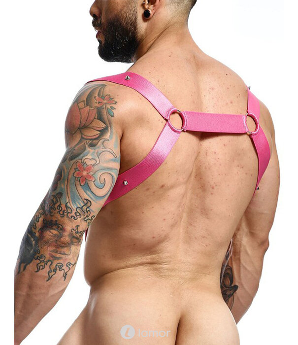 * MOB Eroticwear Sexy heren DNGEON Straight Back Harness