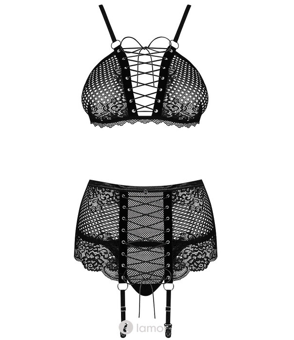 * OBSESSIVE 3-delige Lingerie setje Bassita van Obsessive