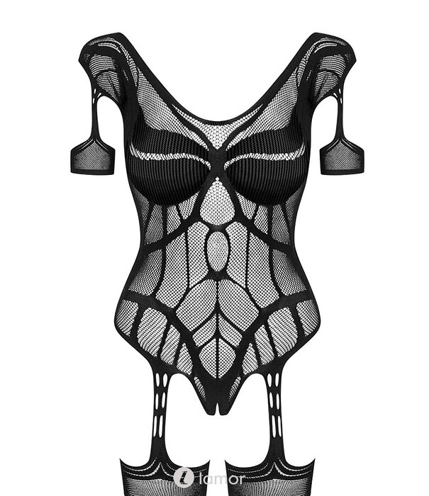 * OBSESSIVE Verleidelijke zwarte bodystocking , G334 van Obsessive