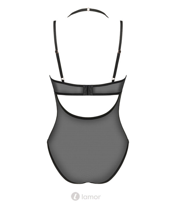 * OBSESSIVE Zwarte Tule Body Selinne van Obsessive