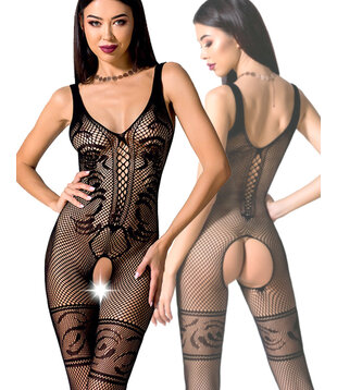Zwarte bodystocking Hiba