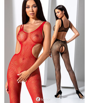 Rode bodystocking Alix