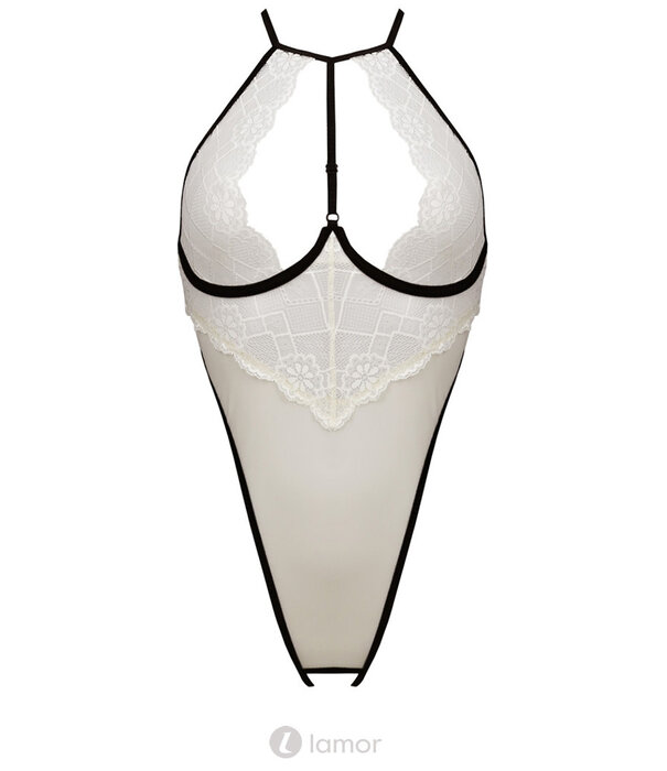 * PASSION Sexy creme kleurige body van Passion