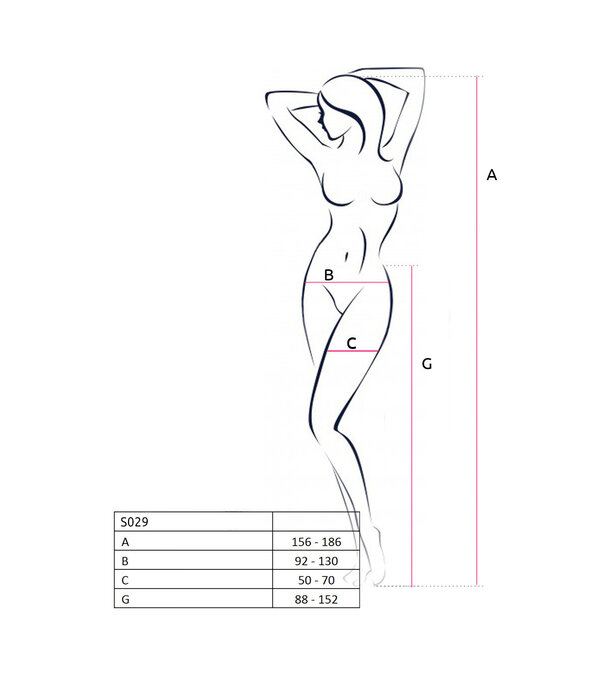 * PASSION Passion witte strip panty, PA-S029