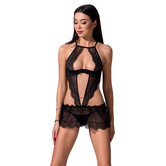 Chemise Yona in tule met kant van het merk Passion