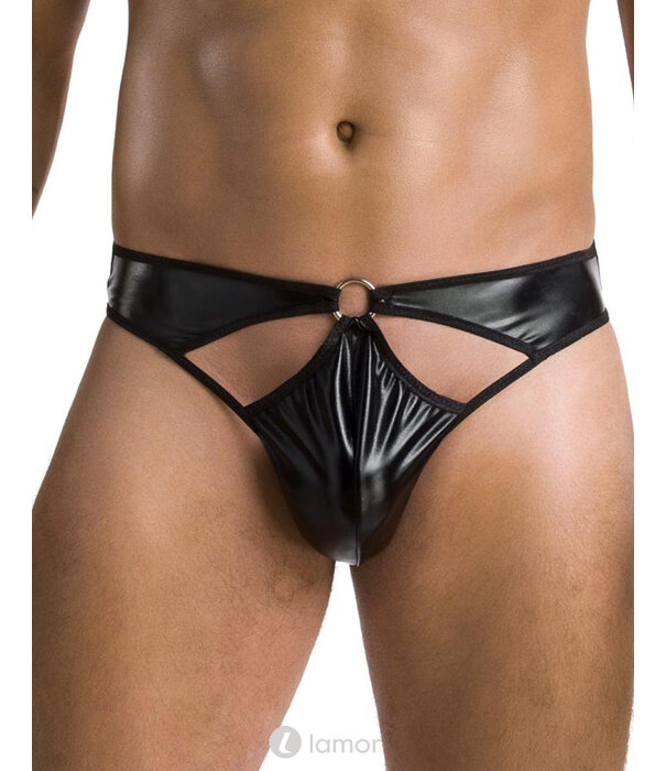 * PASSION MENSWEAR Sexy heren string van wetlook materiaal  van Passion Menswear