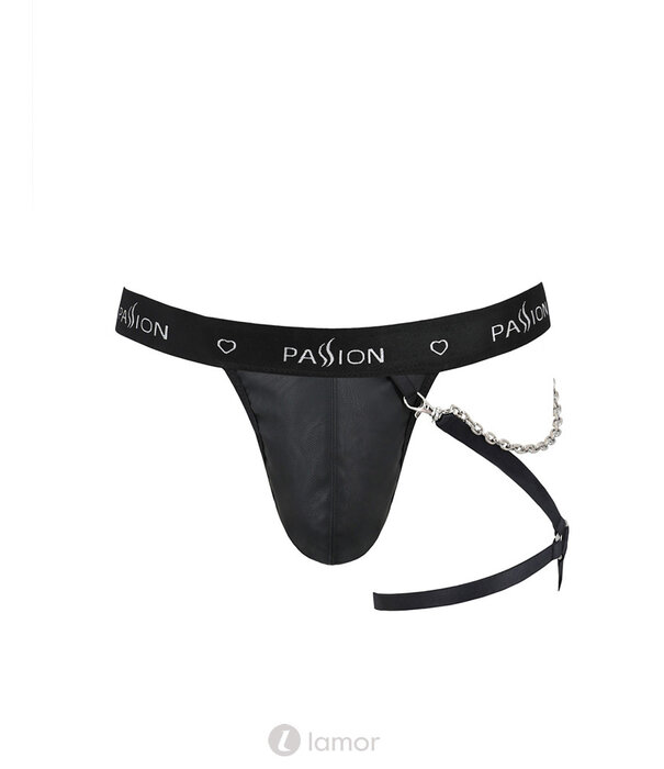 * PASSION MENSWEAR Sexy heren string met been harnas van Passion Menswear