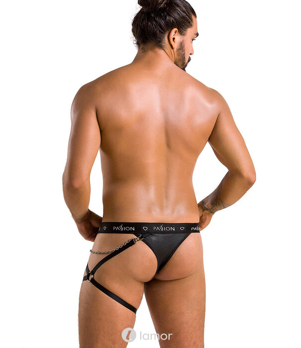* PASSION MENSWEAR Sexy heren string met been harnas van Passion Menswear