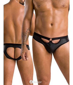 Zwarte Jockstrap slip, PA041