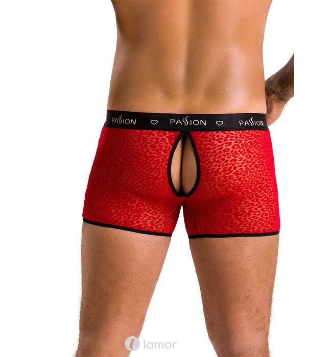 * PASSION MENSWEAR Sexy heren boxer van Mesh materiaal met print van Passion Menswear