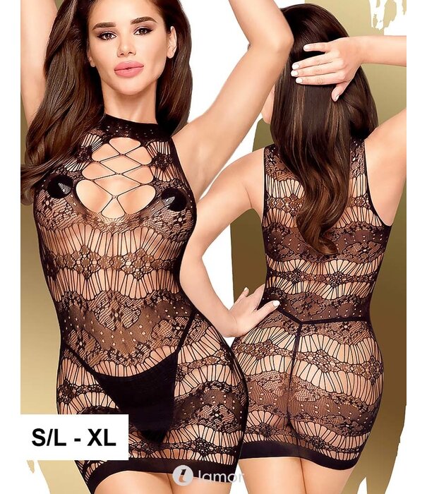 * PENTHOUSE Spannend zwart netjurkje  Eye-Catcher van Penthouse