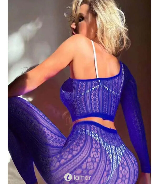 Sexy  2 delig blauw setje van het merk Snapshot