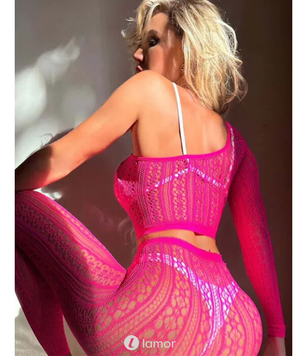 Sexy  2 delig roze setje van het merk Snapshot