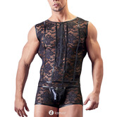 Heren body van bloemenkant van SvenJoyment