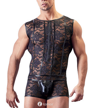 Heren body van bloemenkant, SJ2150298