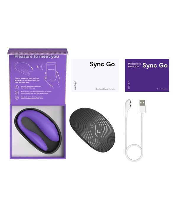 * WE VIBE We-Vibe Sync Go Paar vibrator nieuwe smalle en lichtgewicht versie