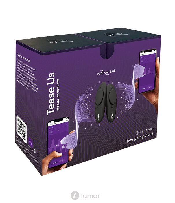 * WE VIBE We-Vibe Tease Us 2 x Moxie slip vibrator van We-Vibe in set