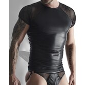 Wetlook heren Shirt met mesh mouwen van het merk RFP