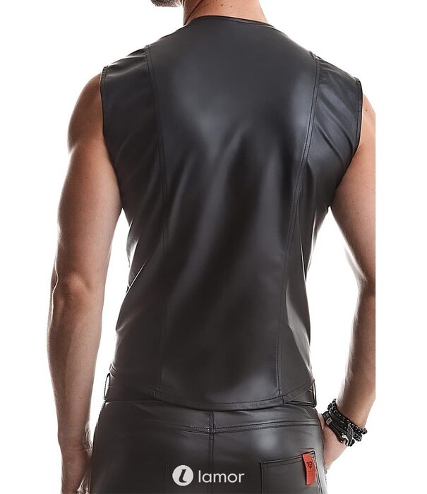 * RFP Heren gilet van lederlook van het merk RFP