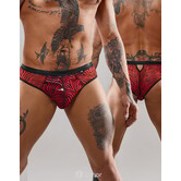 Rood/Zwarte Braziliaanse heren slip van het merk RFP