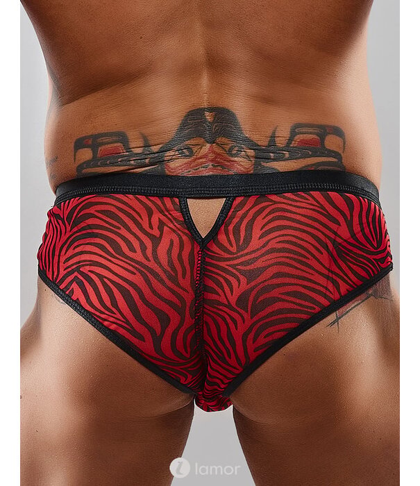 * RFP Rood/Zwarte Braziliaanse heren slip van het merk RFP