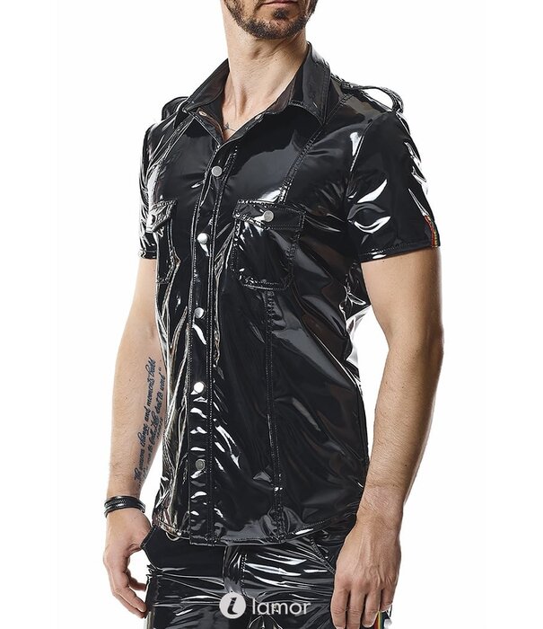 * RFP PVC heren blouse met korte mouwen van het merk RFP