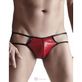 Jock Slip gemaakt van mat wetlook materiaal.