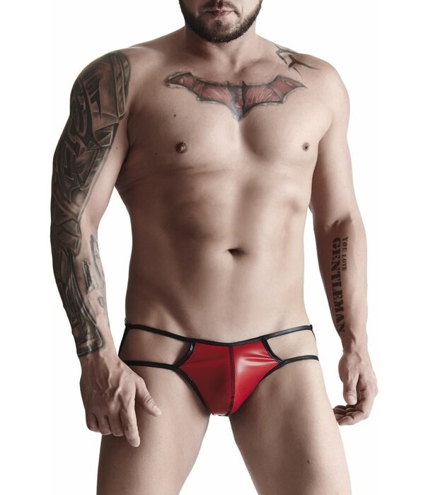 * RFP Jock Slip gemaakt van mat wetlook materiaal.