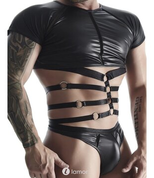 T-Shirt, TSH011 Zwart