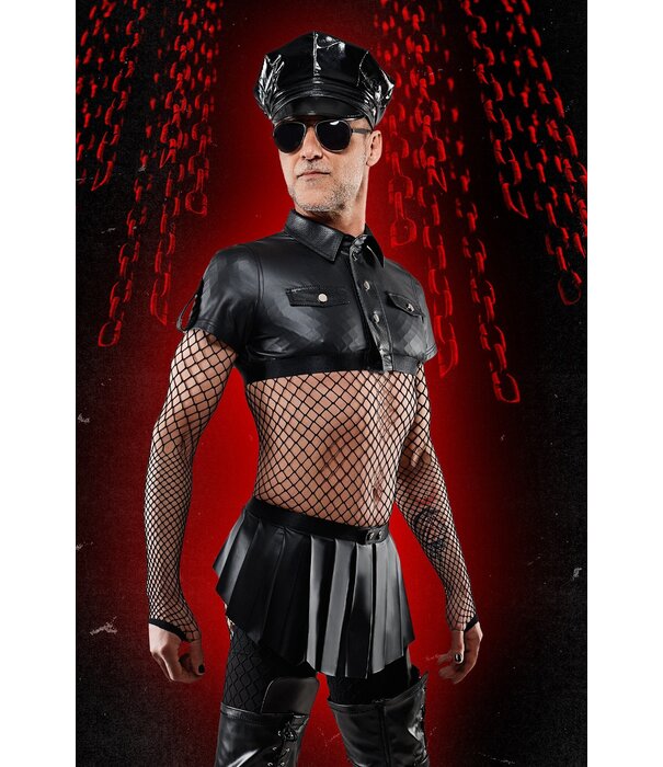 * RFP Een korte rok met plooien van het merk Regnes Fetish Planet