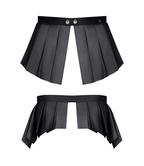 * RFP Een korte rok met plooien van het merk Regnes Fetish Planet