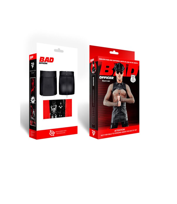 * RFP  Stretch wetlook rokje van het merk Regnes Fetish Planet