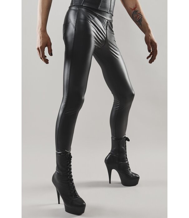 * RFP Wetlook legging met een hoge taille van merk Regnes Fetish Planet