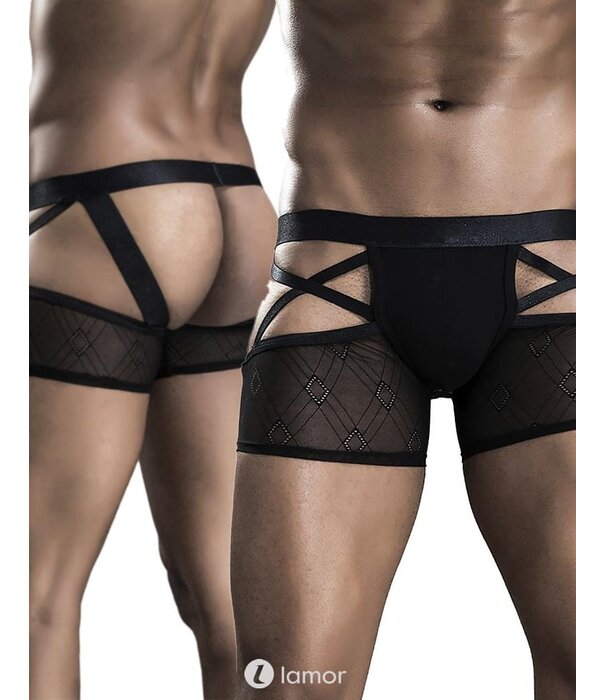 * SARESIA Heren boxer van tule en elastische banden van Saresia