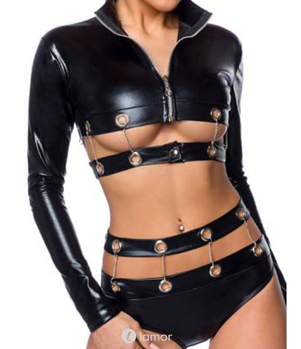 * SARESIA Kinky wetlook set van het merk Saresia