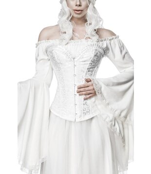 Satijn Burlesque korset  ( L )