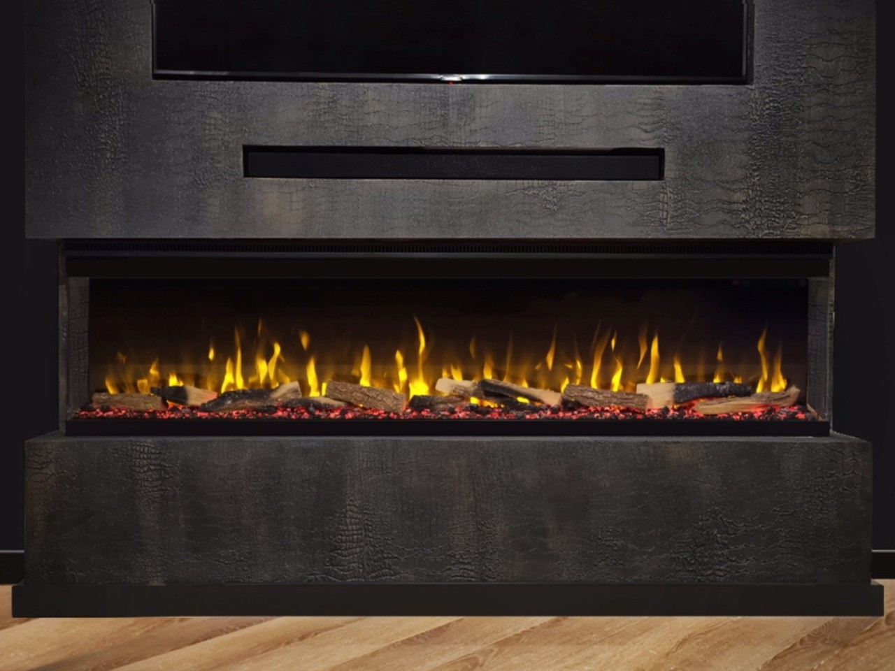 Valerio Fire Valerio Fire Premium 3-zijdige elektrische haard 42 inch - 107cm Valerio Fire Valerio Fire Premium 3-zijdige elektrische haard 42 inch - 107cm