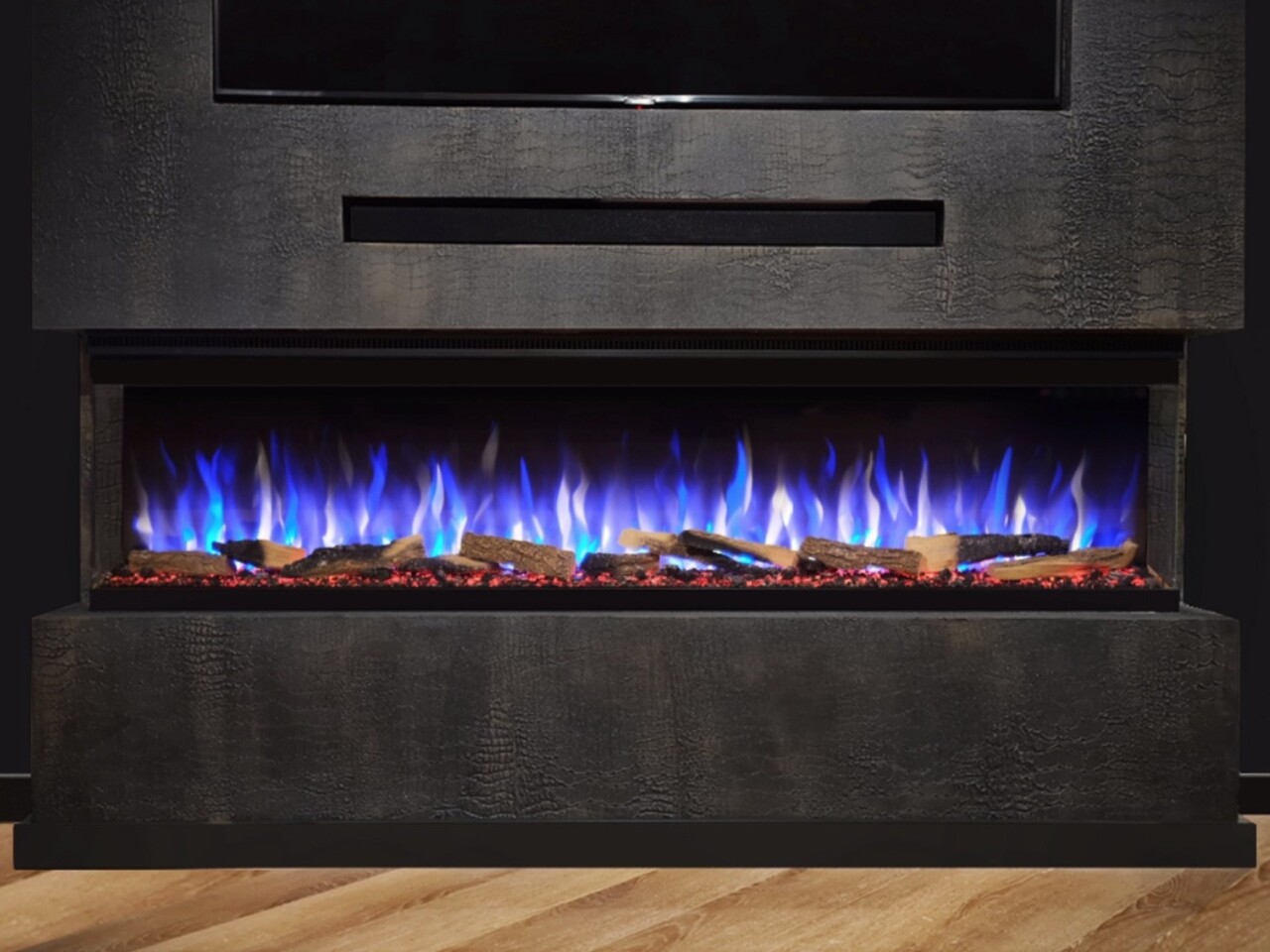 Valerio Fire Valerio Fire Premium 3-zijdige elektrische haard 42 inch - 107cm Valerio Fire Valerio Fire Premium 3-zijdige elektrische haard 42 inch - 107cm
