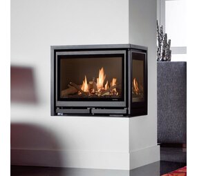 Wanders Fires & Stoves Wanders Square 60 Hoek inzet gas Wanders Fires & Stoves Wanders Square 60 Hoek inzet gas