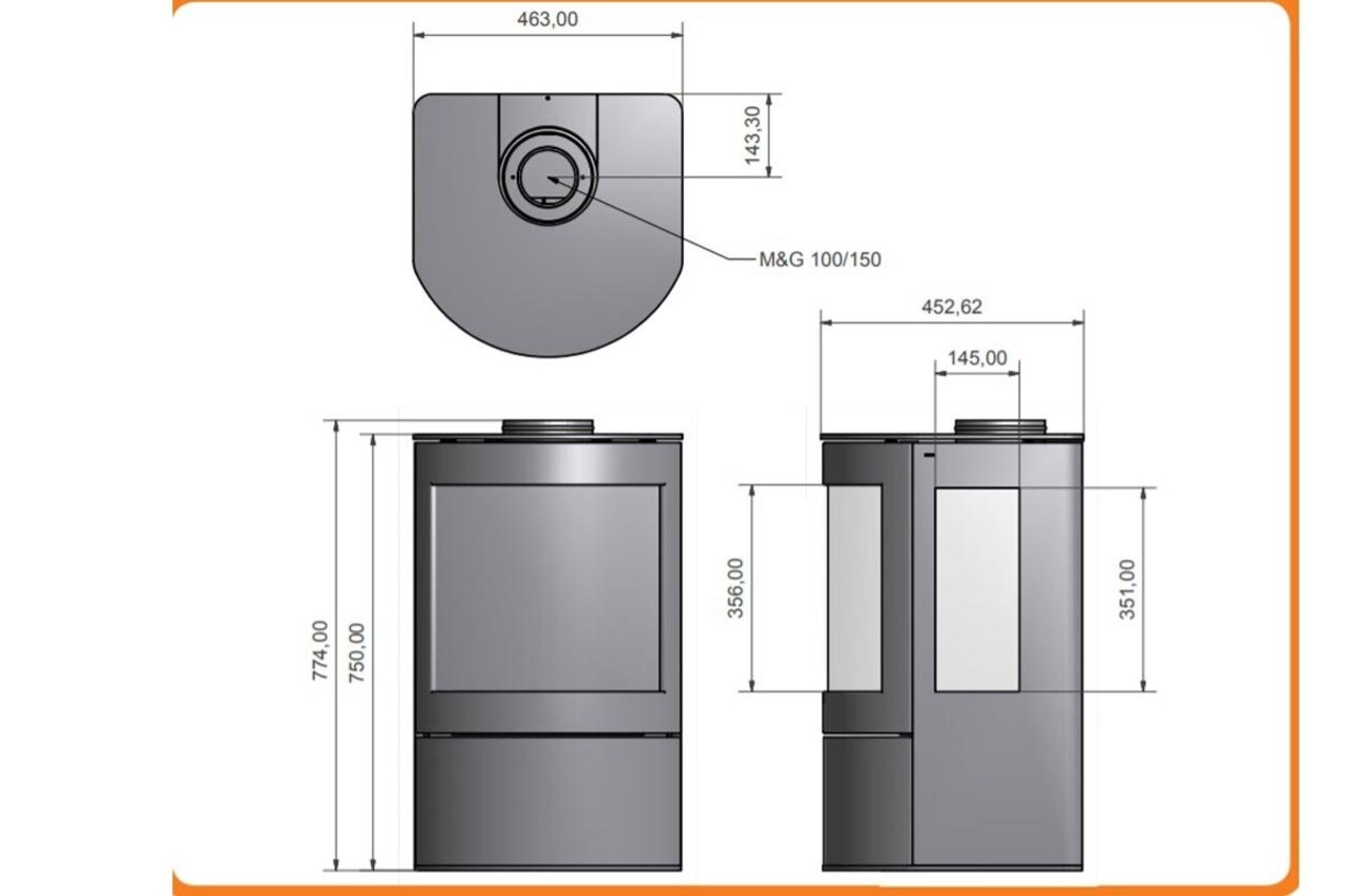 Wanders Fires & Stoves Wanders Balsa 75 Wanders Fires & Stoves Wanders Balsa 75