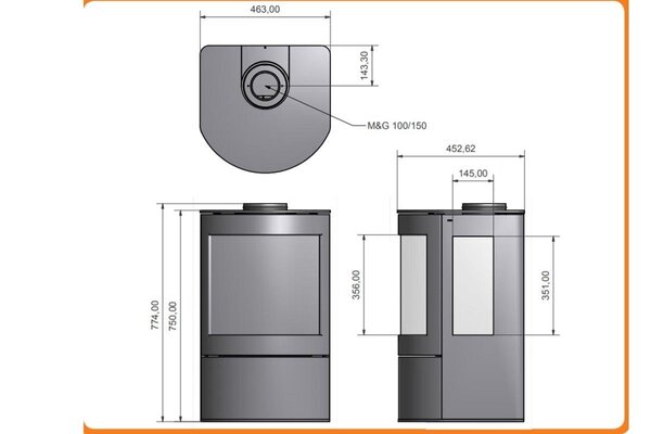 Wanders Fires & Stoves Wanders Balsa 75 Wanders Fires & Stoves Wanders Balsa 75