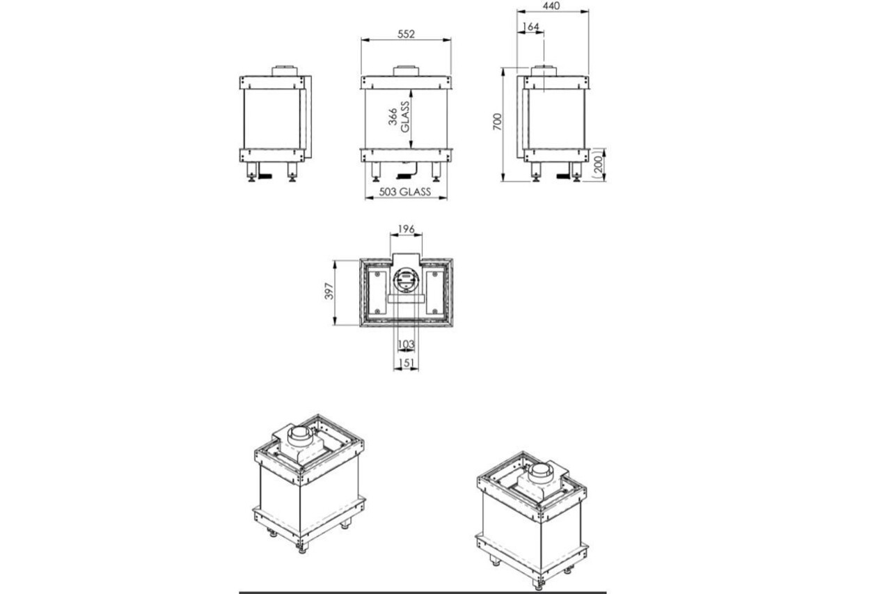 Wanders Fires & Stoves Wanders Danta 500 vijfzijdig Wanders Fires & Stoves Wanders Danta 500 vijfzijdig