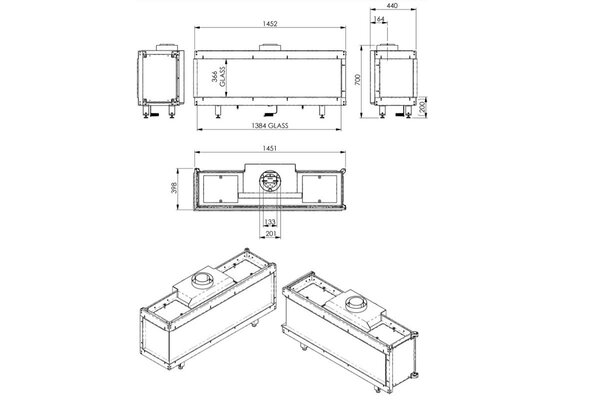 Wanders Fires & Stoves Wanders Danta 1400 hoek Wanders Fires & Stoves Wanders Danta 1400 hoek
